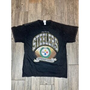Pittsburgh Steelers T-Shirt 47 Brand Vintage Tubular NFL Football XL